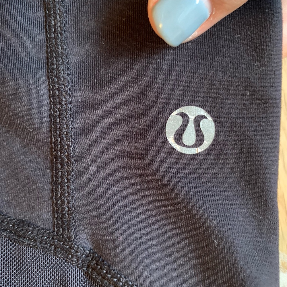 LULULEMON mesh cropped black leggings - Picture 5 of 5